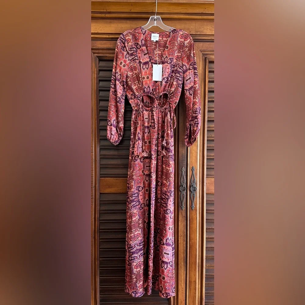 MISA Los Angeles Kasia Dress Septima Tapestry - Picture 5 of 7